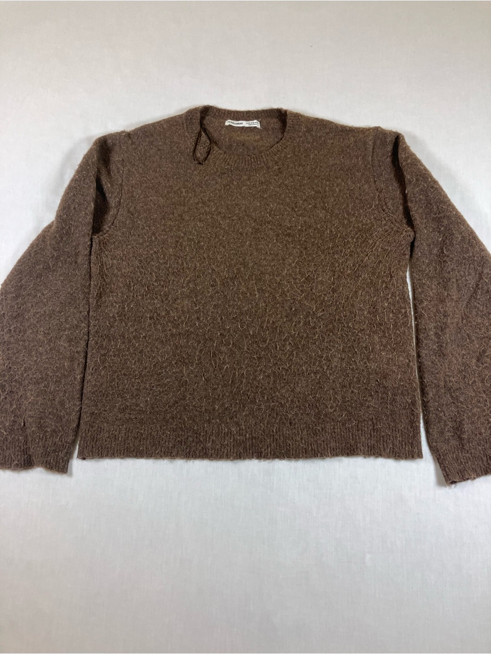 Pull&Bear Brown Crewneck Sweater